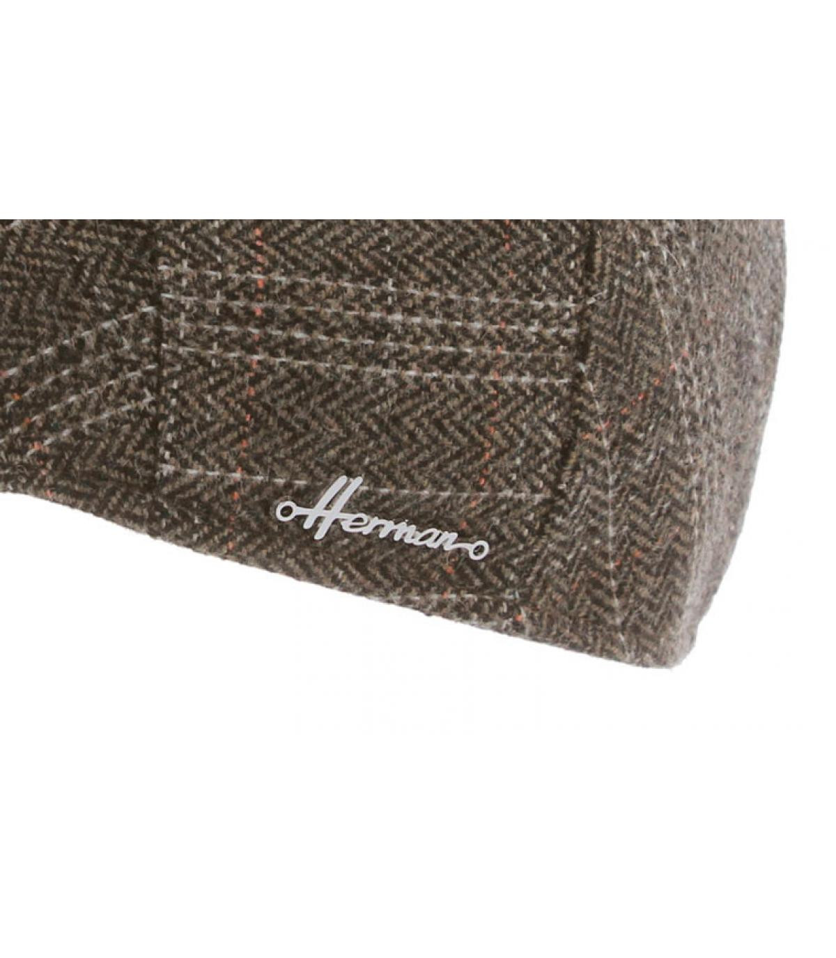 brown flat cap wool brown flat cap wool